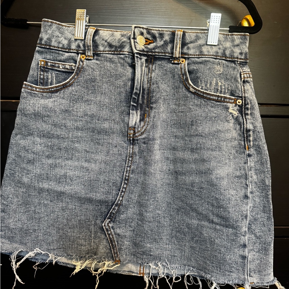 Wild Fable Denim Mini Skirt - Blue